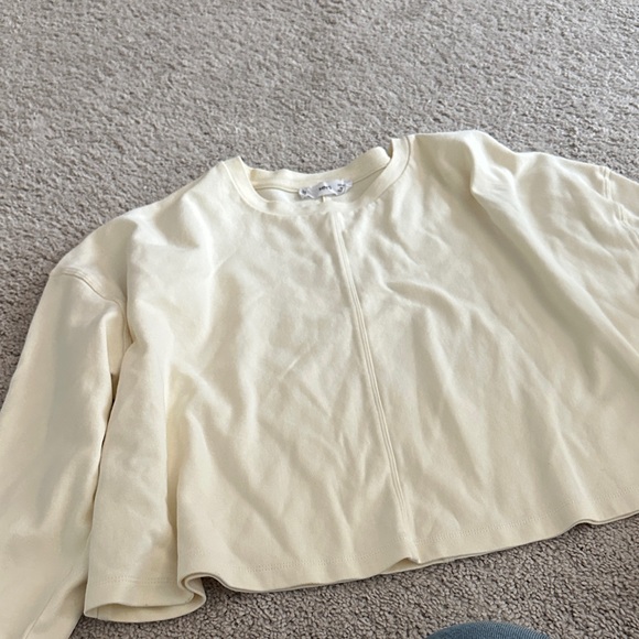 Mango Women's Cream Pants & Top Loungewear Set - Picture 4 of 8